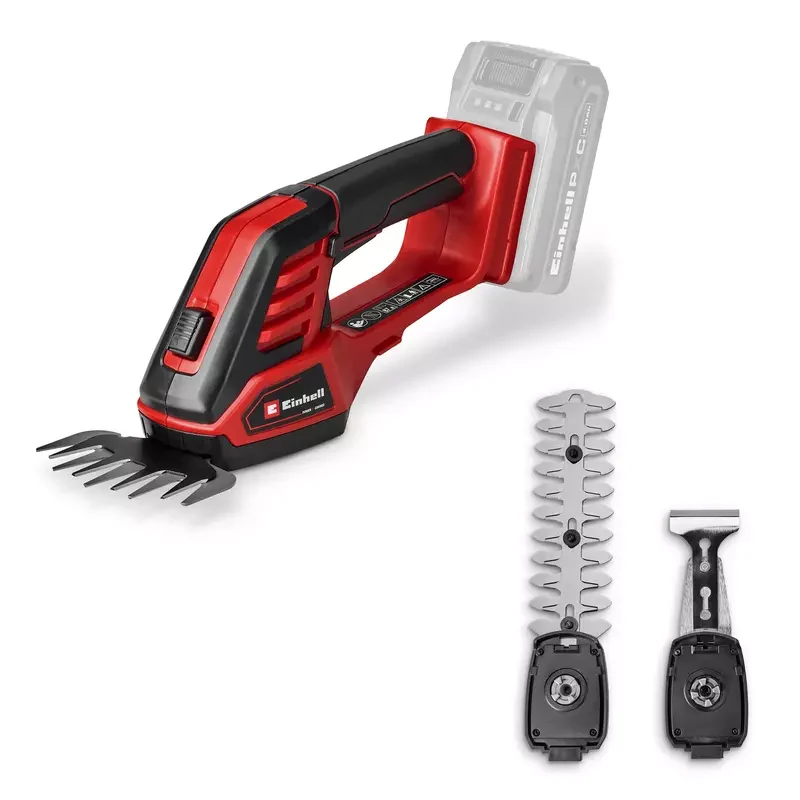 Einhell Akku-Gras- und Strauchschere GE-CG 18/100 Li - 3 in 1-Solo