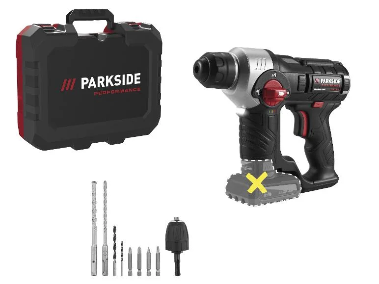 PARKSIDE PERFORMANCE 12 V Akku-Bohrhammer PBHA 12 B1